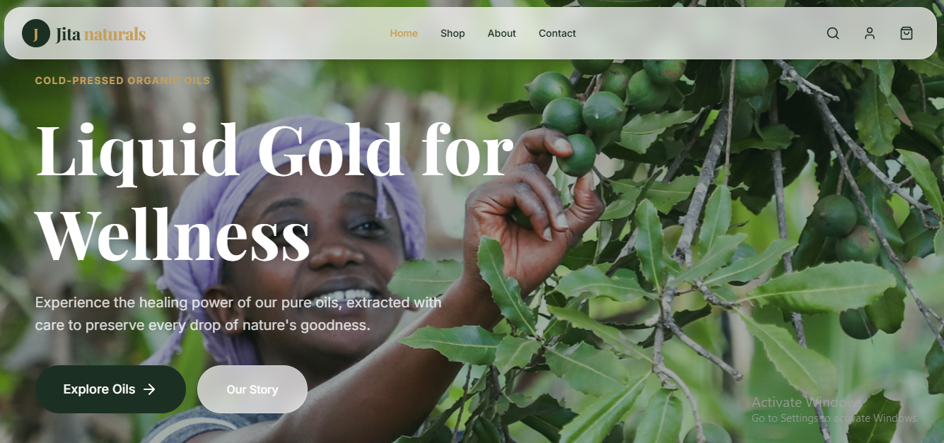 Organic Products Ecommerce Store - Jitanaturals